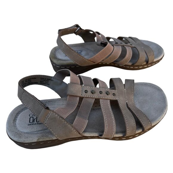 Croft & Barrow Ortholite Sandals Women’s Size 7 M Comfort Shoes - Picture 2 of 12